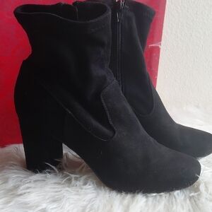Black Suede Ankle Boots